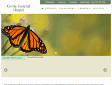 Tablet Screenshot of clovischapel.com